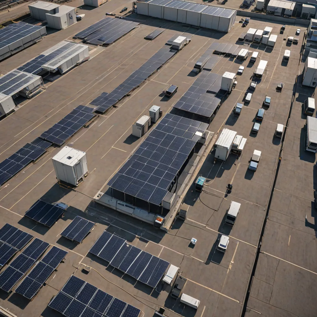 Evaluating Freight Grid Resiliency Under Mass Deployment of Distributed Rooftop Solar Charging Stations